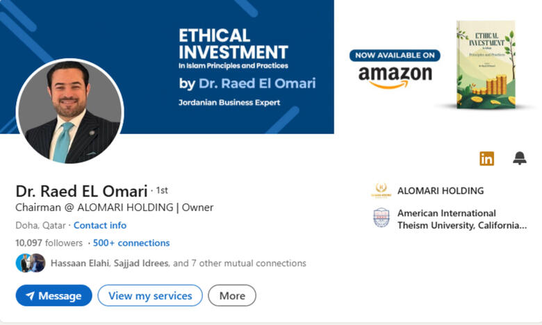 Dr Raed El Omari PR by Talha Mukhtar